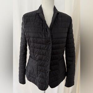 Massimo Dutti Women's Black Puffer Jacket